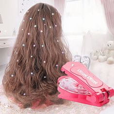 BigBuy Gyémántos hajdíszítő szett - játék hajvasaló strasszkövekkel kislányoknak (BBMJ) (BBJ)