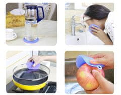 BigBuy Multifunkcionális, antibakteriális szilikon szivacs konyhai és kozmetikai használatra - kék szín (BB-8639)