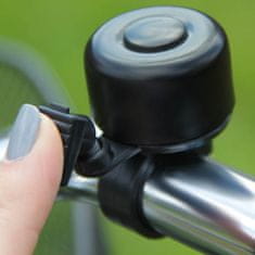 BigBuy Kormányra rögzíthető kerékpár csengő - 3,5 x 2,5 x 5 cm fekete szín (BB-2356)