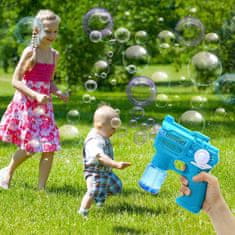 BigBuy Automata, sorozatlövő színes buborékfújó pisztoly gyerekeknek - buborékfújó folyadékkal (BBJ)