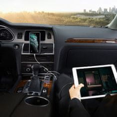 BigBuy LCD kijelzős autós Bluetooth FM transzmitter - zenelejátszó, kihangosító és töltő Q18S (BBV)
