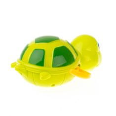 WOWO Vízi felhúzható fürdőjáték - zöld és sárga teknős