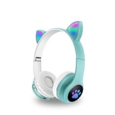 BigBuy Cicafüles vezeték nélküli fejhallgató - kék (BBV)(THM) (BBJH) (BBD)