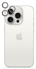 EPICO alumínium védőüveg a kamera lencséjére iPhone 15 Pro / 15 Pro Max készülékhez 81312152100001 - fehér titánium