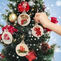Mormark Karácsonyi fa dekorációk, Csináld Magad, 30db - ORNAMENTIFY