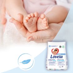 Lovela Baby mosópor fehér ruhákra, 1,3 kg / 13 mosási adag