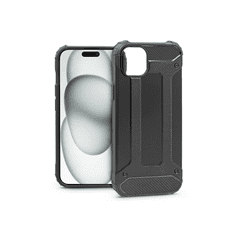 Haffner Apple iPhone 15 Plus ütésálló hátlap - Armor - fekete (PT-6854)