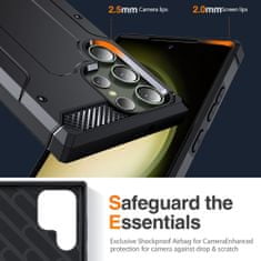 Techsuit Hybrid Armor Kickstand Védőtok Samsung Galaxy S24 Ultra telefonra KP31037 fekete