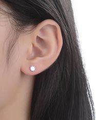 MOISS Minimalista ezüst fülbevaló Csillagok E0002491