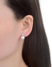 MOISS Gyönyörű ezüst fülbevaló gyöngyökkel Naomi E0003104
