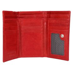 Lagen Női bőr pénztárca LG-2151 RED