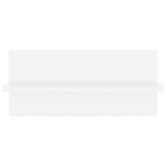 2 db fehér forgácslap fali polc 40 x 11,5 x 18 cm