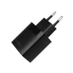 FIXED Hálózati töltő 2xUSB kimenettel, 17W Smart Rapid Charge FIXC17N-2U-BK, fekete színű