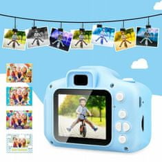 Dexxer Gyermek digitális fényképezőgép LCD SD 450mAh USB kék