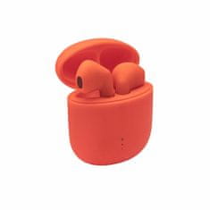 TKG Headset: Setty TWS - narancssárga bluetooth headset, töltő tokkal