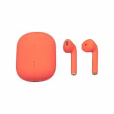 TKG Headset: Setty TWS - narancssárga bluetooth headset, töltő tokkal