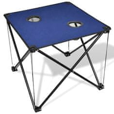Vidaxl Összecsukható Kemping asztal kék 41490