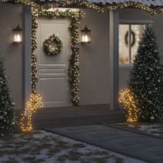 Greatstore karácsonyi hullócsillag fénydekoráció cövekkel 80 LED 62 cm