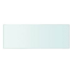Vidaxl 2 db átlátszó üveg paneles polc 40 x 12 cm (3051552)