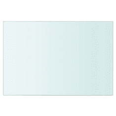 Vidaxl 2 db átlátszó üveg paneles polc 30 x 15 cm (3051548)