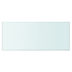 Vidaxl 2 db átlátszó üveg paneles polc 70 x 30 cm (3051571)