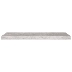 Vidaxl 2 db betonszürke MDF lebegő fali polc 80 x 23,5 x 3,8 cm (326601)