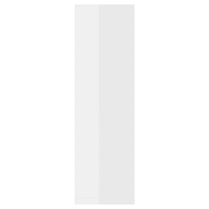 Vidaxl 2 db magasfényű fehér forgácslap fali polc 50 x 15 x 50 cm (807220)
