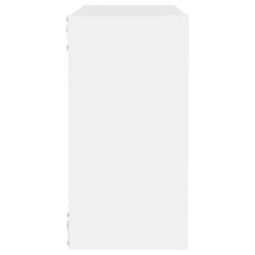 Vidaxl 4 db fehér fali kockapolc 30 x 15 x 30 cm (806999)