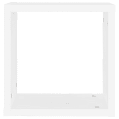 Vidaxl 4 db fehér fali kockapolc 30 x 15 x 30 cm (806999)