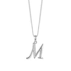 Preciosa Ezüst nyaklánc "M" betű 5380 00M (lánc, medál)