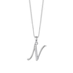 Preciosa Ezüst nyaklánc "N" betű 5380 00N (lánc, medál)