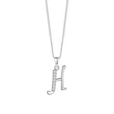 Preciosa Ezüst nyaklánc "H" betű 5380 00H (lánc, medál)