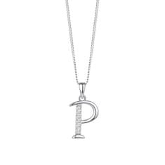 Preciosa Ezüst nyaklánc "P" betű 5380 00P (lánc, medál)