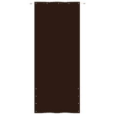 Vidaxl barna oxford-szövet erkélyparaván 100 x 240 cm (148559)
