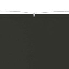 Vidaxl antracitszürke oxford-szövet függőleges napellenző 100 x 420 cm (148208)