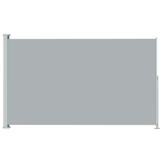 Vidaxl szürke behúzható oldalsó terasznapellenző 200 x 300 cm (313413)