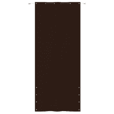 Vidaxl barna oxford-szövet erkélyparaván 120 x 240 cm (148560)