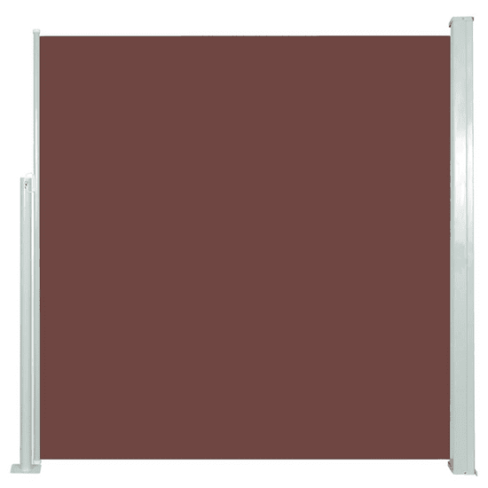 Vidaxl barna kihúzható oldalsó terasznapellenző 140 x 300 cm (317879)