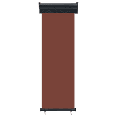Vidaxl barna oldalsó terasznapellenző 60 x 250 cm (48405)