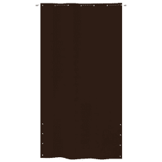 Vidaxl barna oxford-szövet erkélyparaván 140 x 240 cm (148561)