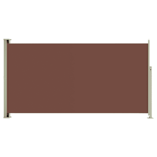 Vidaxl barna behúzható oldalsó terasznapellenző 160 x 300 cm (317885)