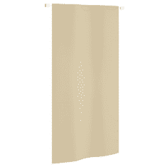 bézs oxford-szövet erkélyparaván 120 x 240 cm