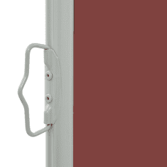 Vidaxl barna kihúzható oldalsó terasz napellenző 60 x 300 cm (48355)