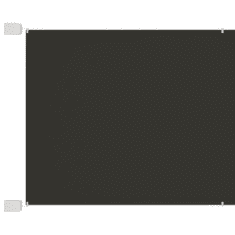 Vidaxl antracitszürke oxford-szövet függőleges napellenző 100 x 600 cm (148209)