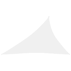 Vidaxl fehér háromszögű oxford-szövet napvitorla 4 x 5 x 6,4 m (135294)