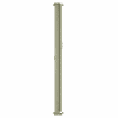 Vidaxl barna kihúzható oldalsó terasznapellenző 170 x 300 cm (317891)