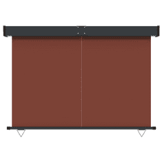 Vidaxl barna oldalsó terasznapellenző 170 x 250 cm (317867)