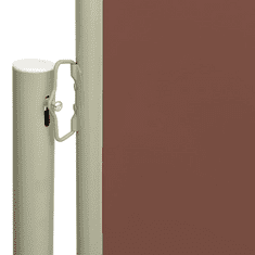 Vidaxl barna kihúzható oldalsó terasznapellenző 170 x 300 cm (317891)