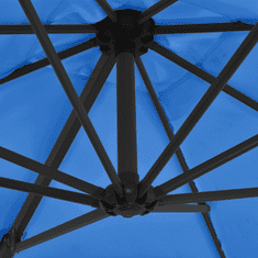 Vidaxl azúrkék konzolos napernyő acélrúddal 250 x 250 cm (46991)