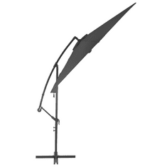 Vidaxl antracitszürke konzolos napernyő alumíniumrúddal 300 cm (44509)